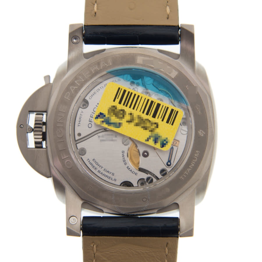 Panerai Luminor 1950 Equation of Time Blue Dial Men's Watch PAM00670 - 4