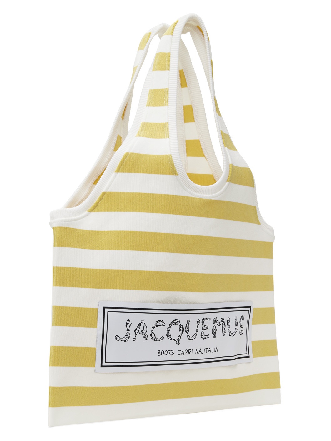 Yellow & White La Casa 'Le sac Marcel' Tote - 2