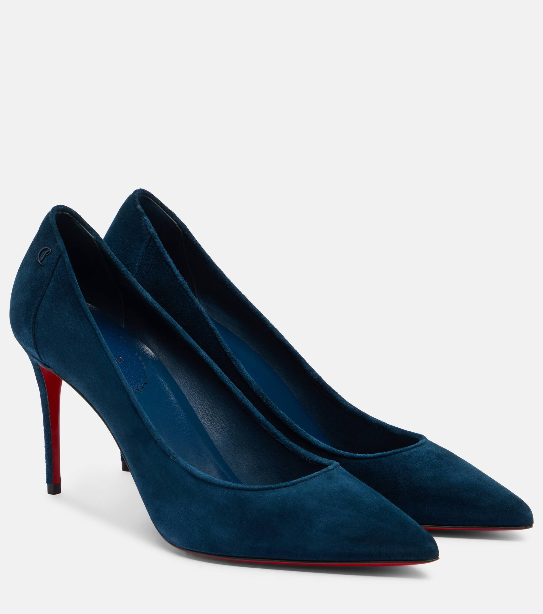 Christian Louboutin Sporty Kate 85 suede pumps REVERSIBLE