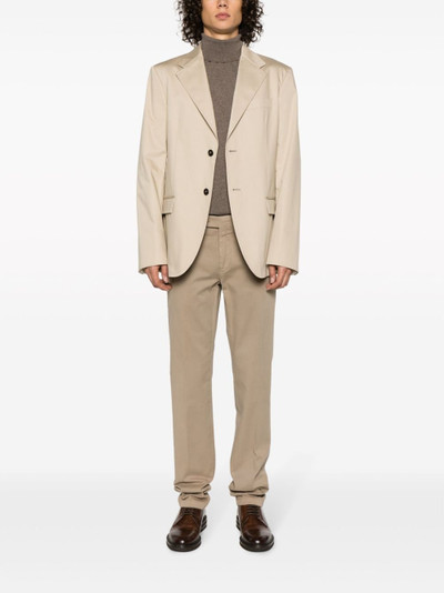 Canali mid-rise straight-leg chinos outlook