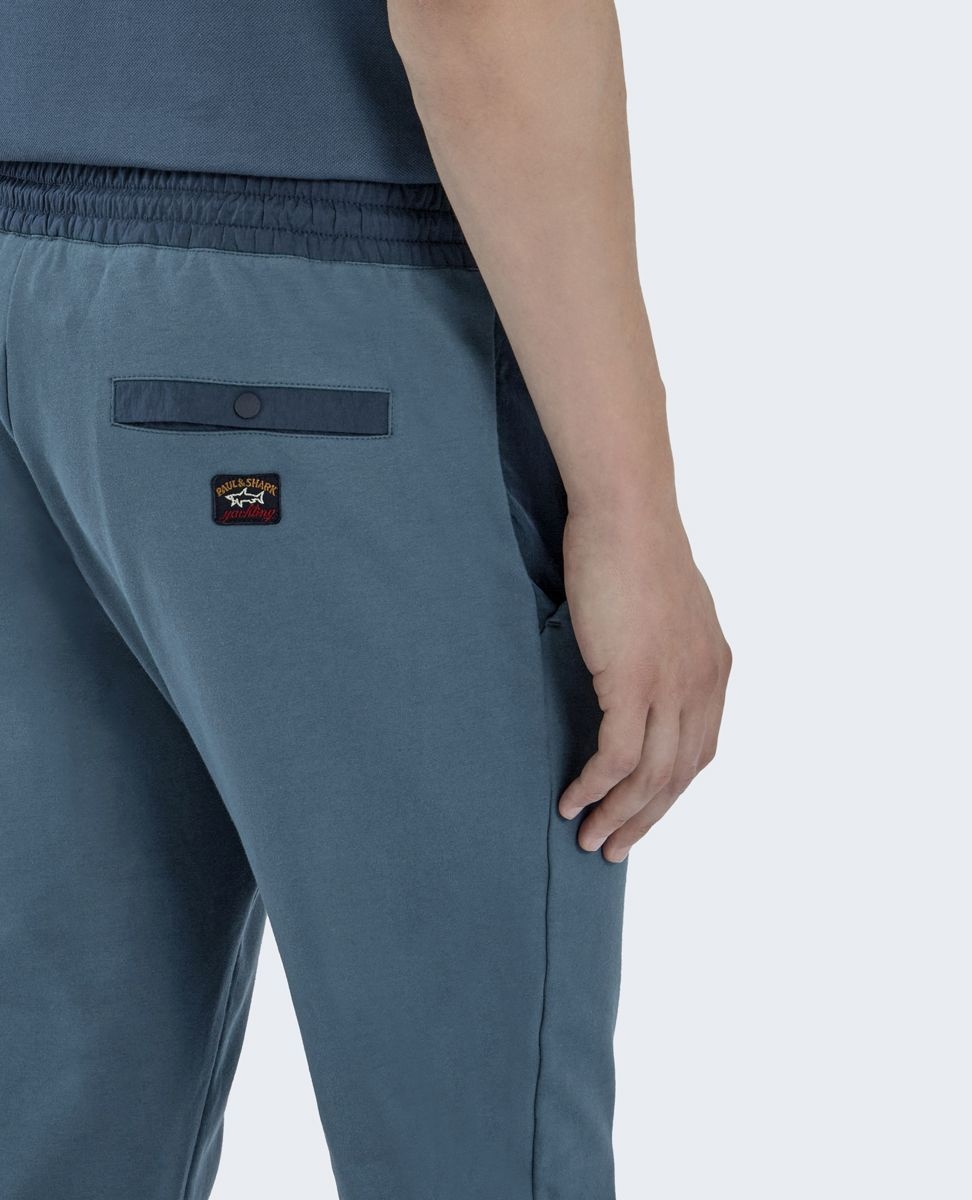 Stretch cotton Sweatpants with ECONYL® details - 5