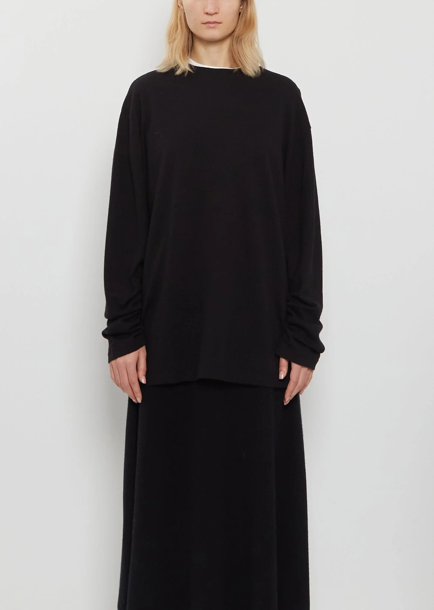 n°452 Rock Wool Cashmere Top — Raven - 1