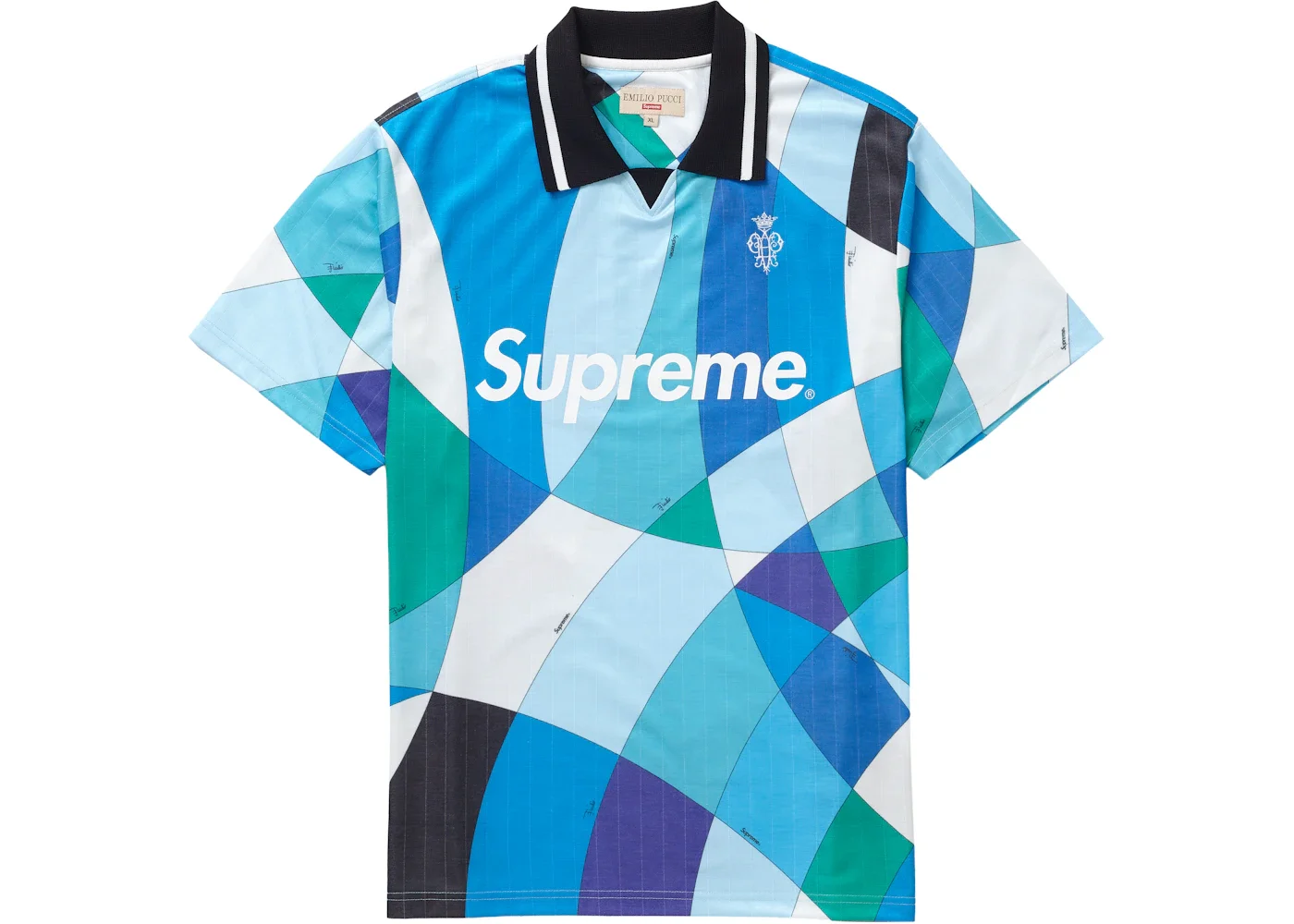Supreme Emilio Pucci Soccer Jersey Blue - 1