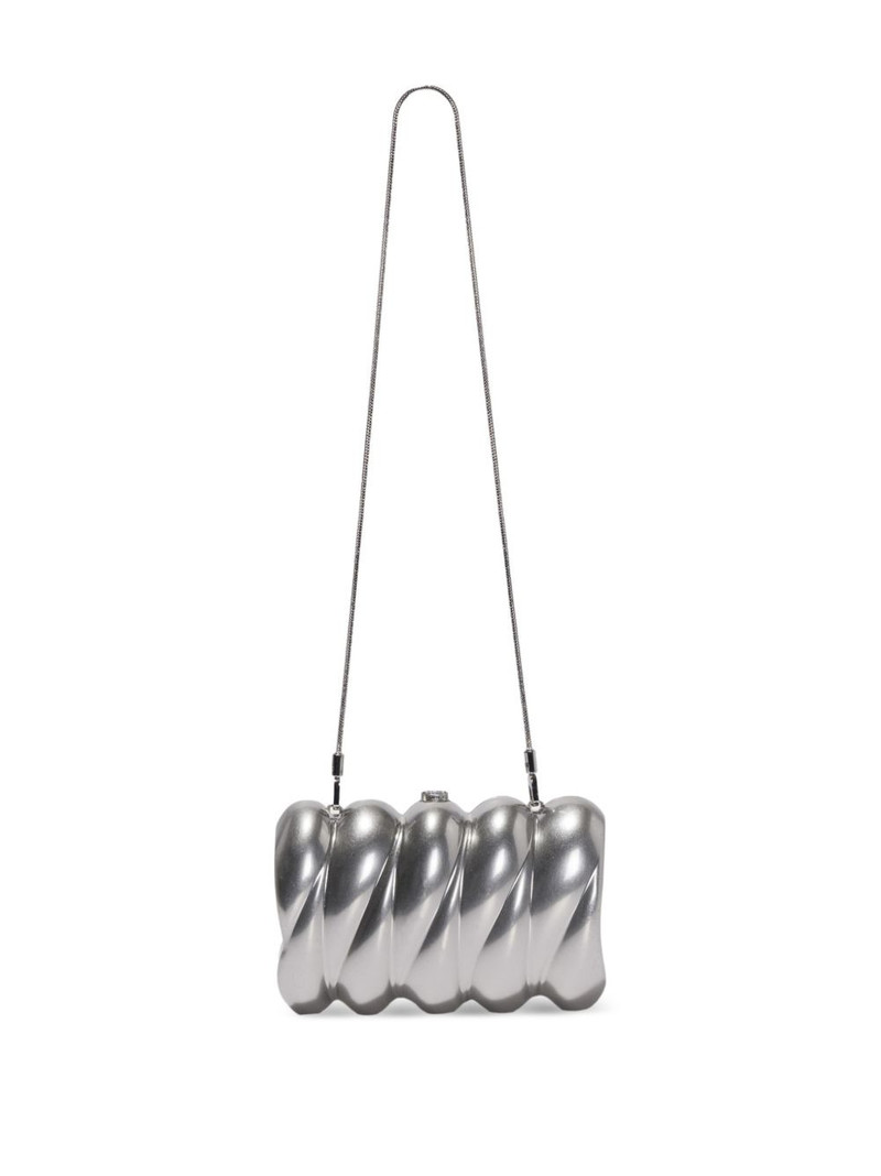 SIMKHAI Reya sculpted clutch bag outlook