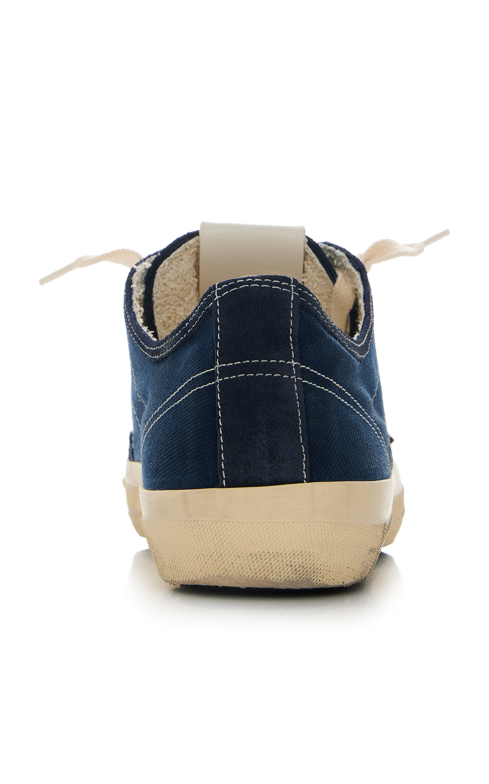 V-Star 2 Leather-Trimmed Denim Sneakers blue - 4
