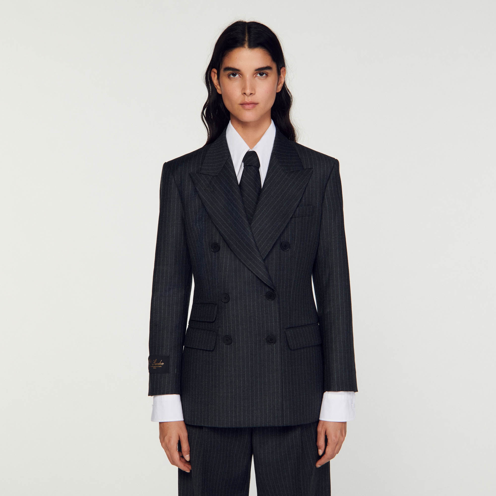 STRIPY SUIT JACKET - 5