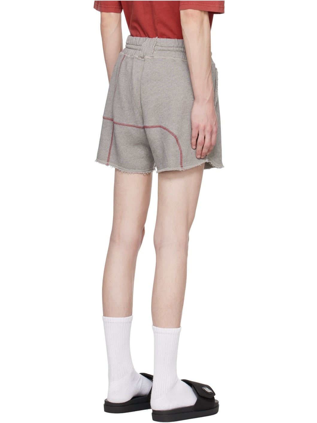 Gray Intersect Shorts - 3