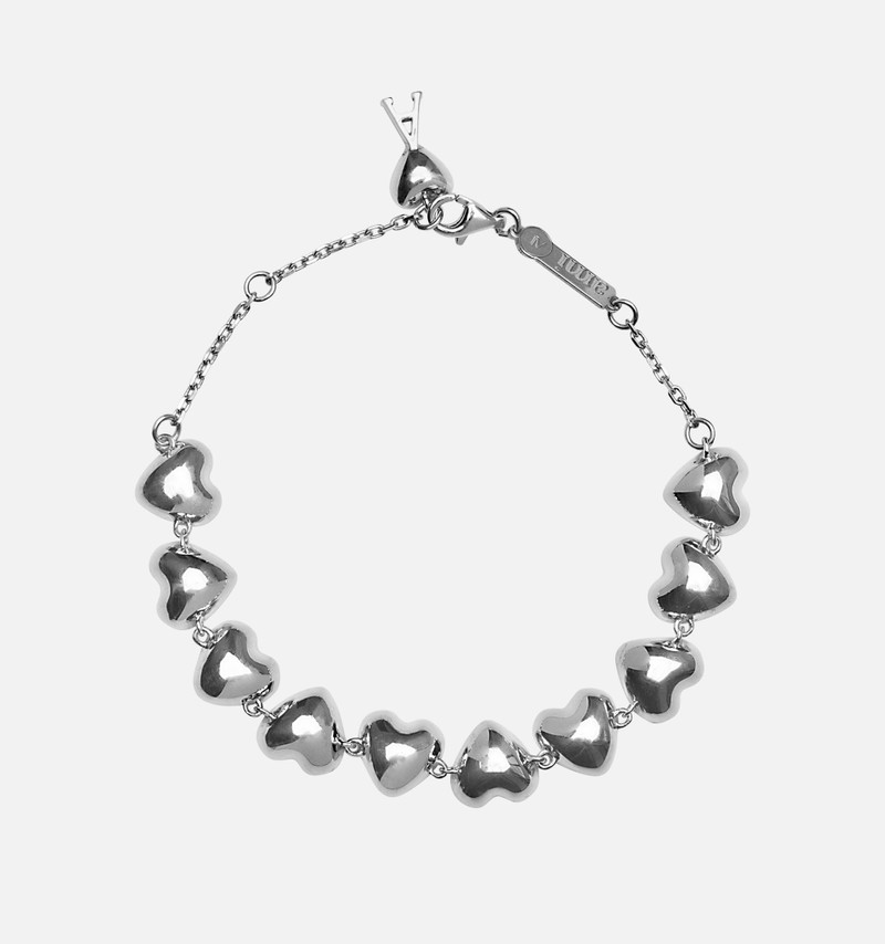 AMI Paris Metal Hearts Bracelet outlook