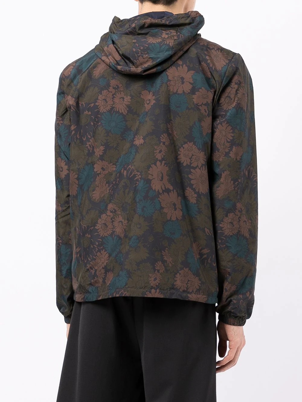 floral-print reversible hooded jacket - 4