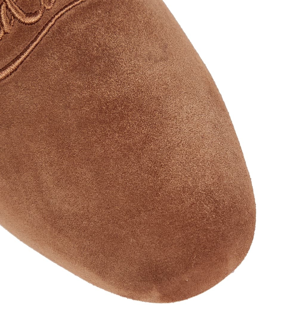 Navy Coolito Donna suede slippers - 10
