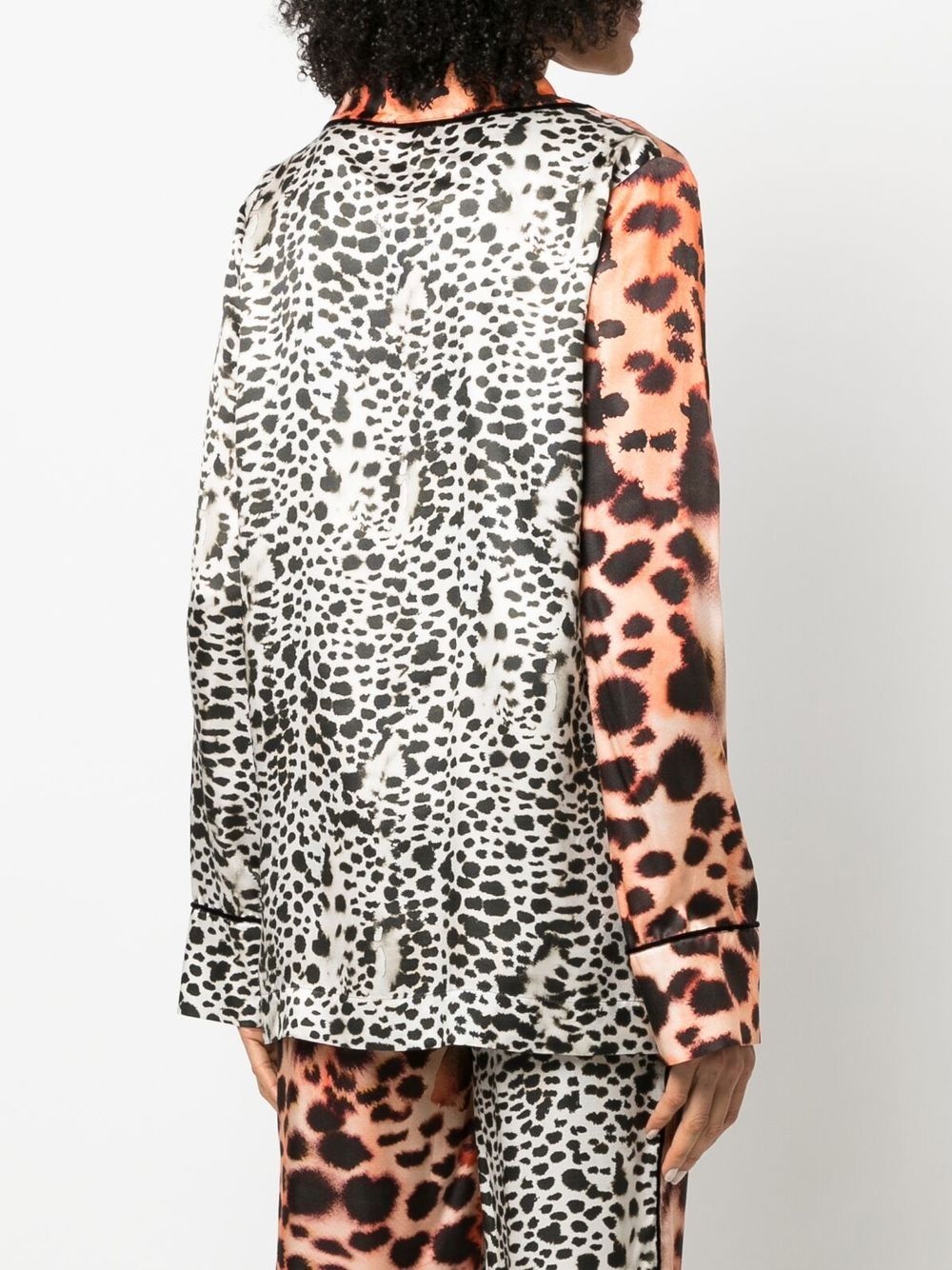 animal-print silk-blend shirt jacket - 4
