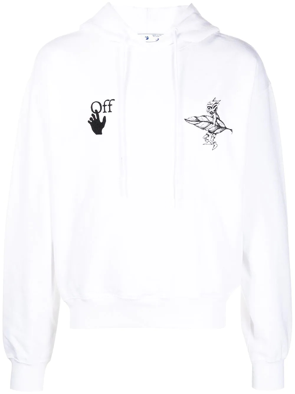 logo-print elves hoodie - 1