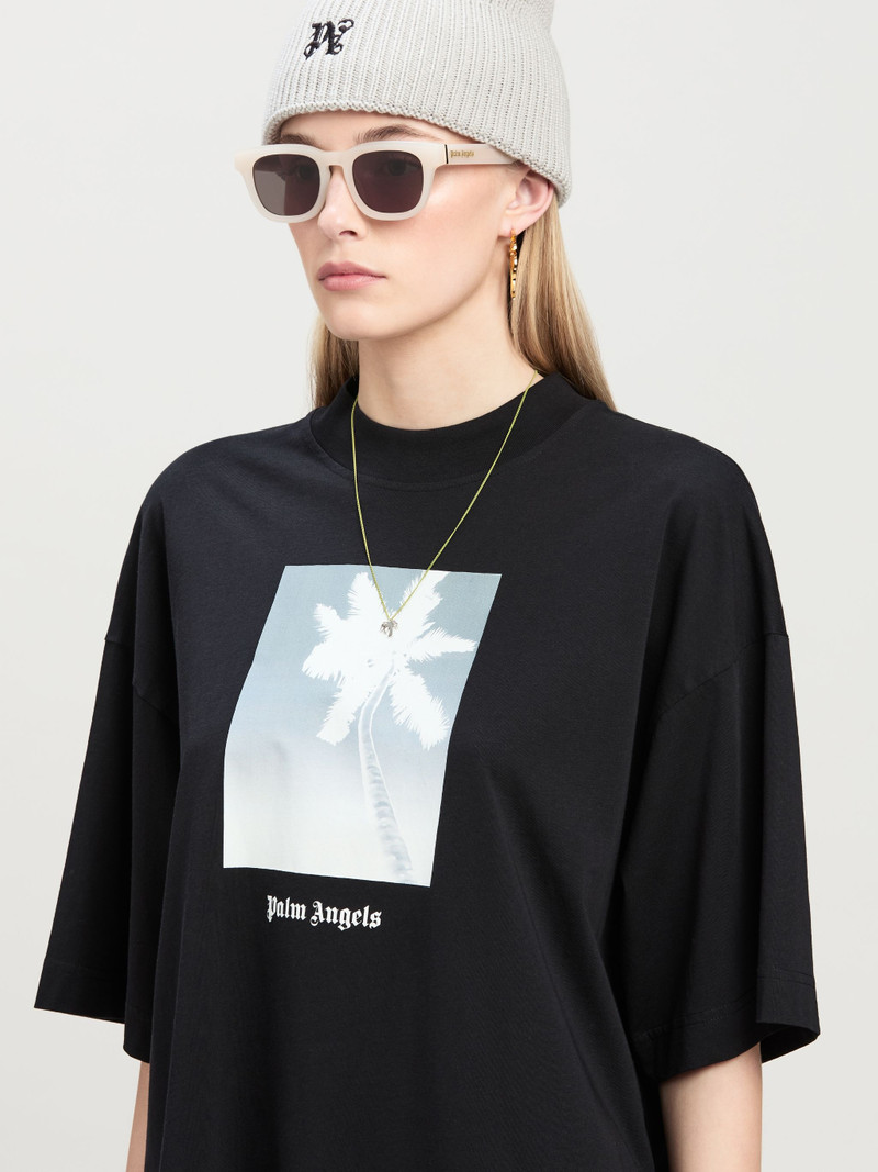 Solarized Palm Print T-Shirt 6