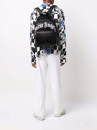 Palm Angels logo-print backpack outlook