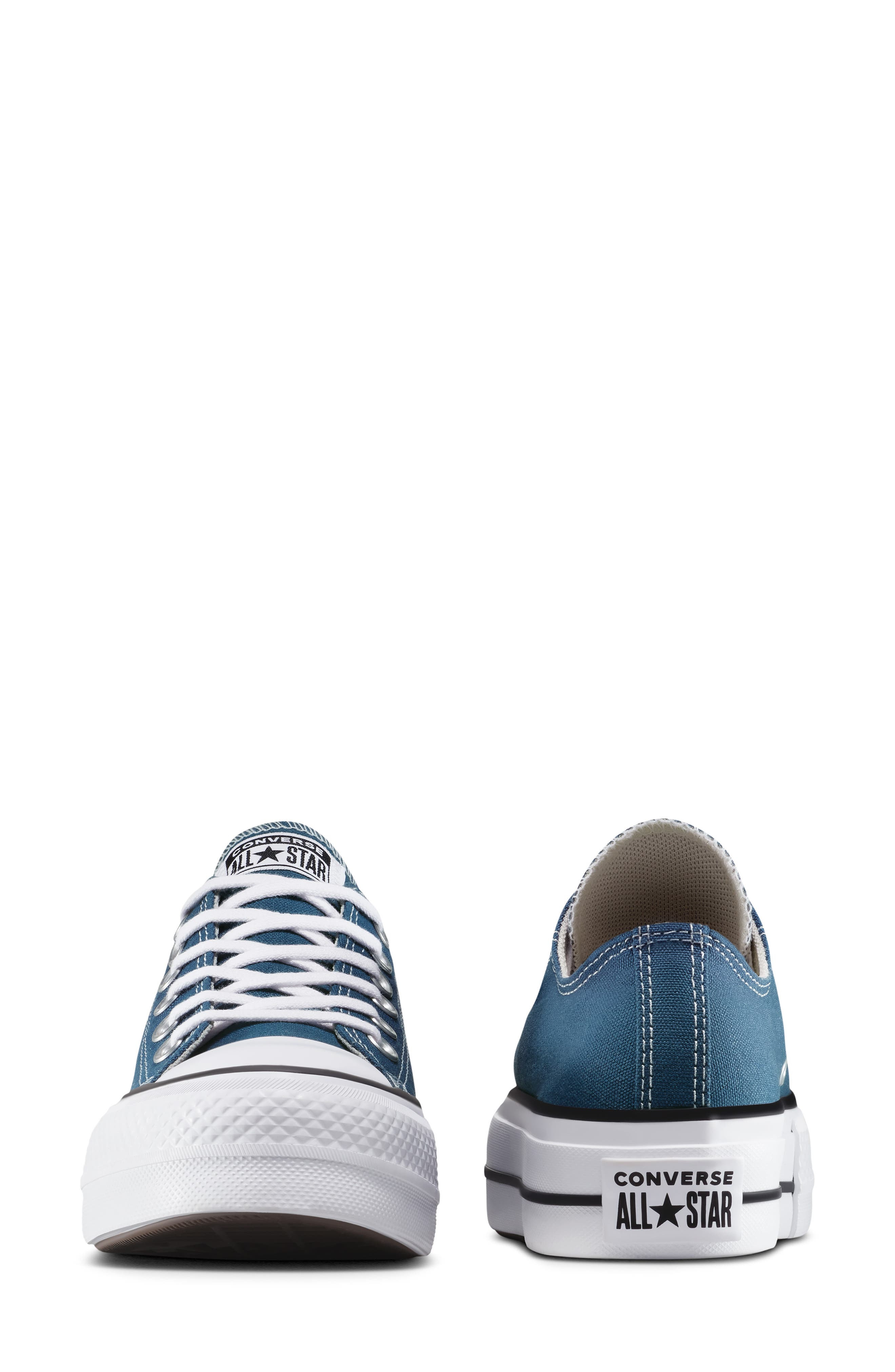 Converse Chuck Taylor® All Star® Platform Sneaker in Slacker Blue/white/black at Nordstrom - 4