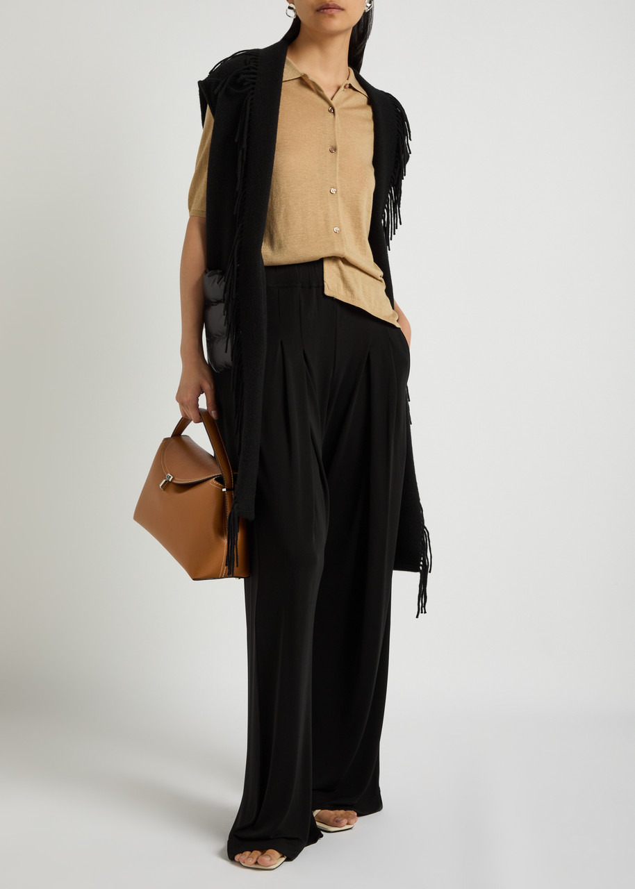 Herno Fringed Panelled Wool-blend Gilet - 4