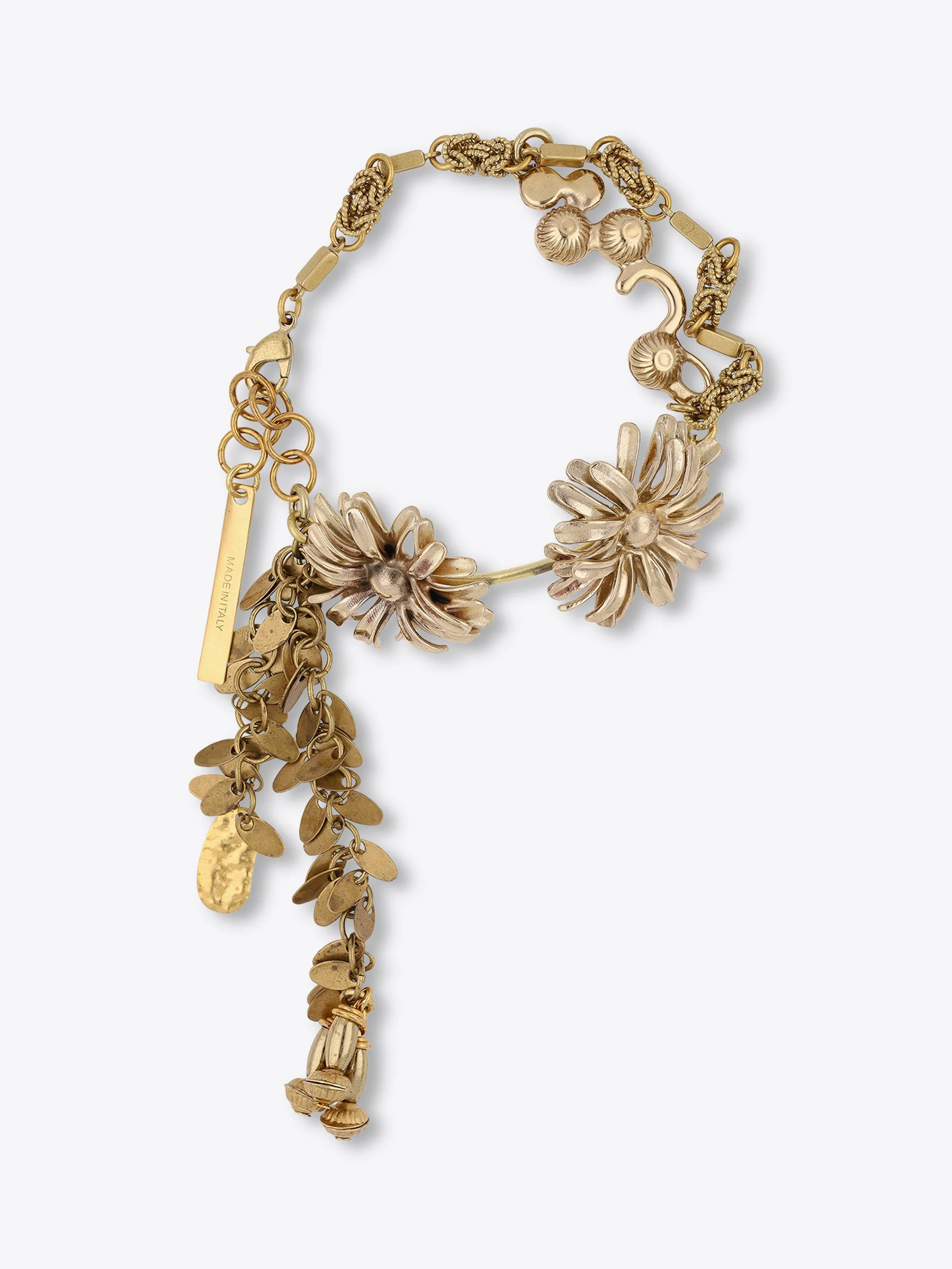 CHAIN FLORAL BRACELET - 1