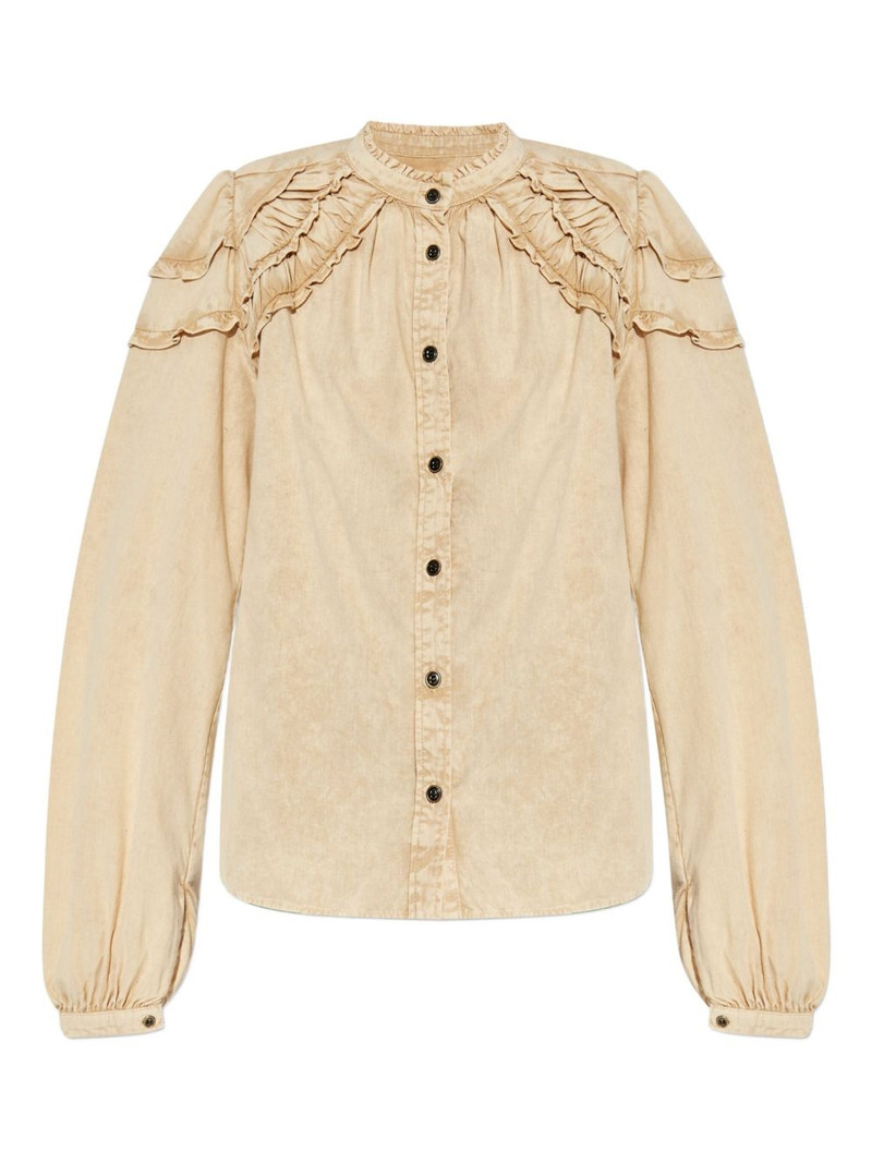 ruffled cotton shirt 1