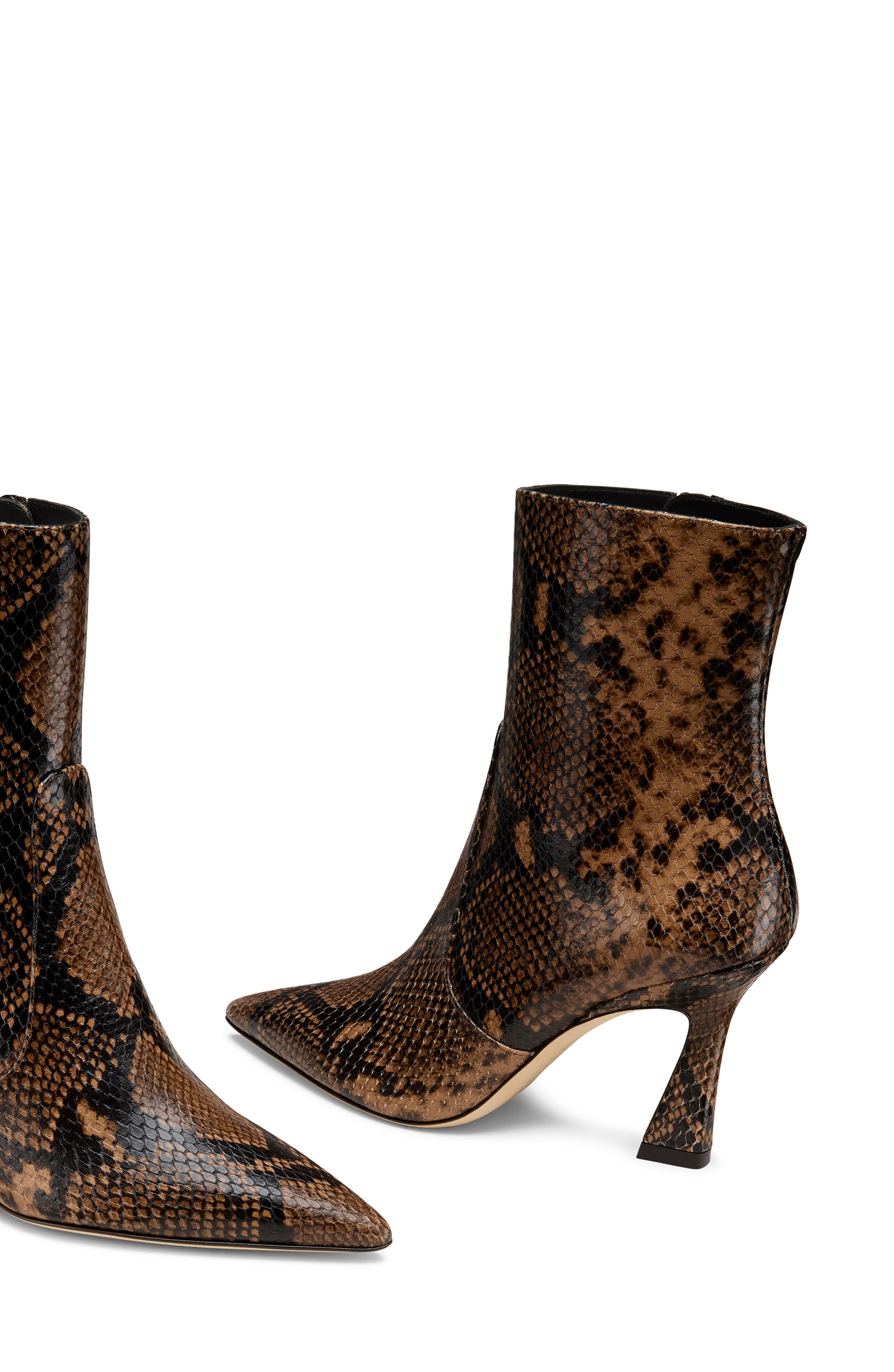 Stuart Weitzman Vinnie Zip Bootie 85 in Espresso at Nordstrom - 4