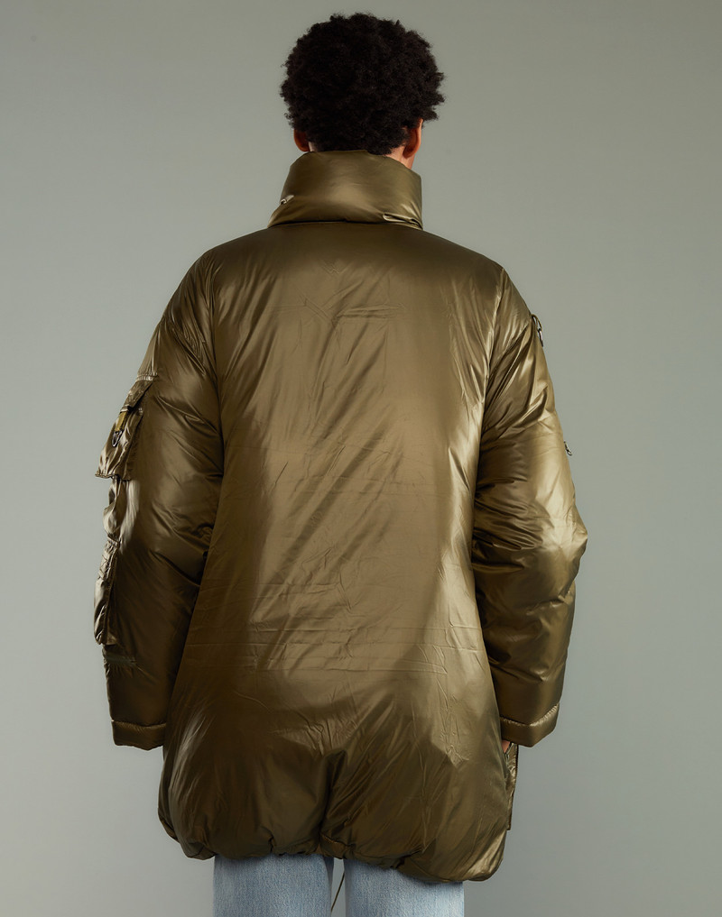 Cargo Pocket Puffer Coat 10