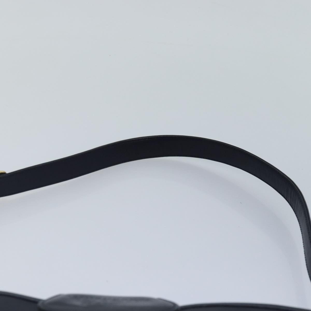 Burberry Shoulder Bag Nylon Leather Navy Gold - 8