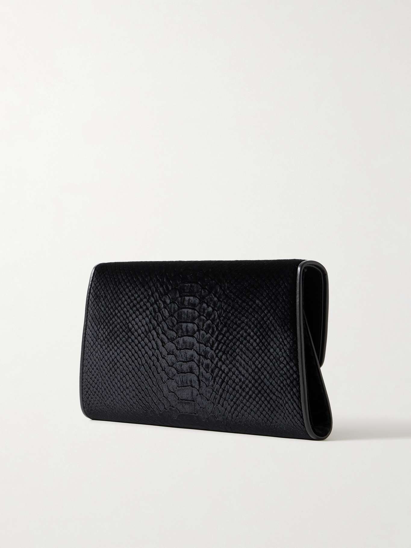 Nobile chain-embellished croc-effect leather clutch - 3