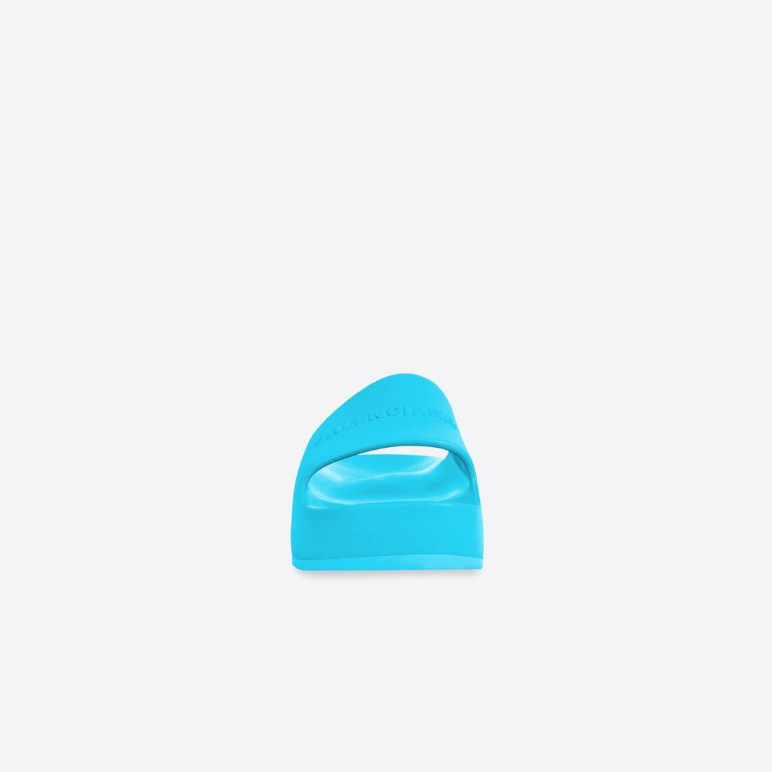 Women's Chunky Slide Sandal in Blue - 3
