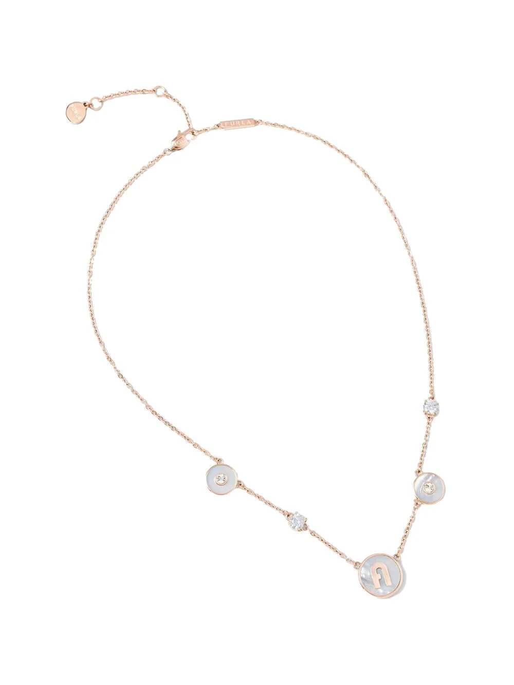 disc logo necklace - 1