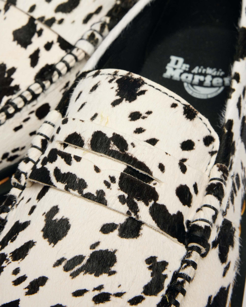 Penton Dalmatian Hair On Leather Loafers 7