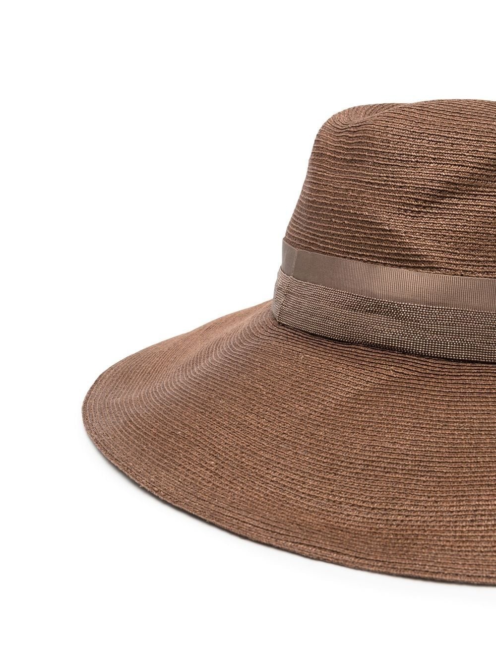 woven wide-brim sun hat - 2