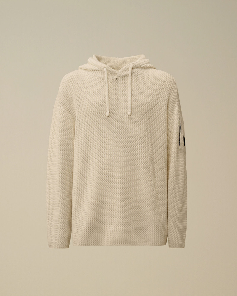 Cotton Chenille Hooded Sweater 1