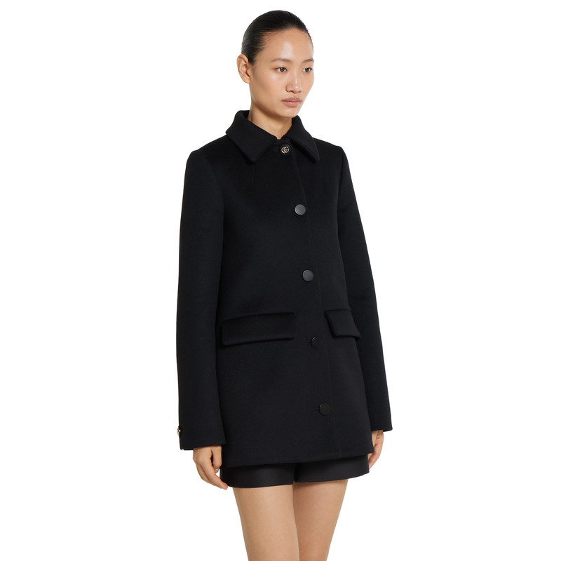 Wool coat with Horsebit buttons 3