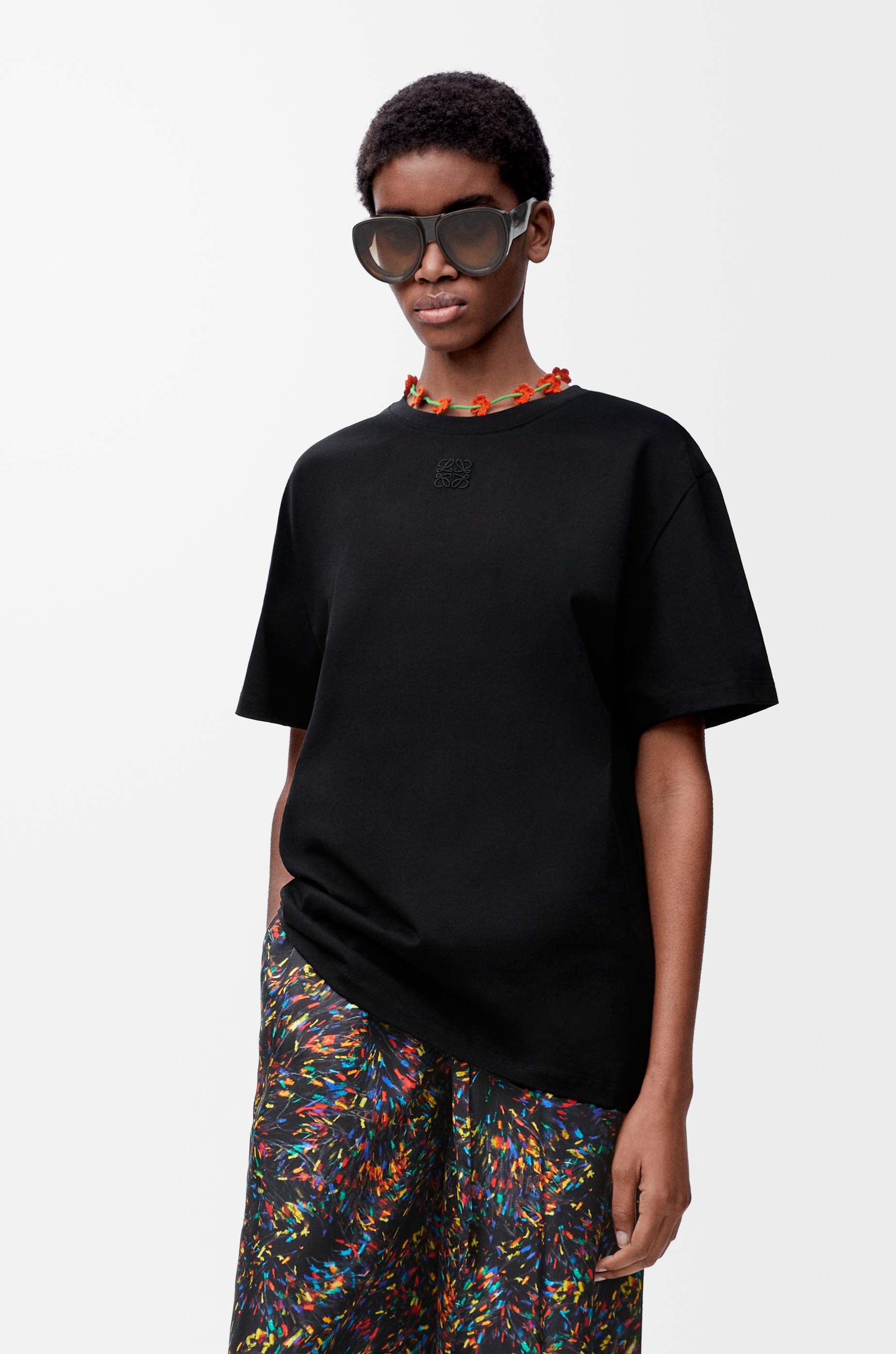 Crochet T-shirt in cotton - 3