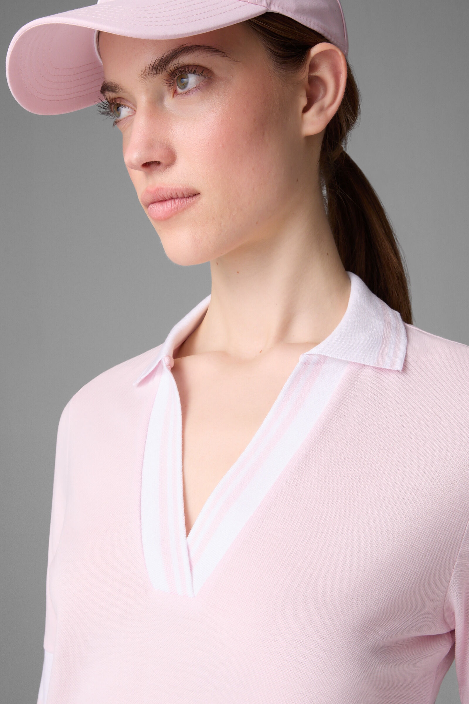 Elonie Functional polo shirt in Pink - 4