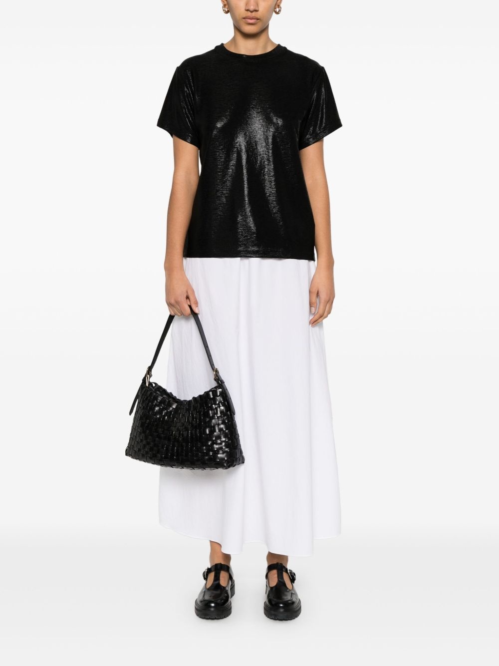 lamé T-shirt - 2