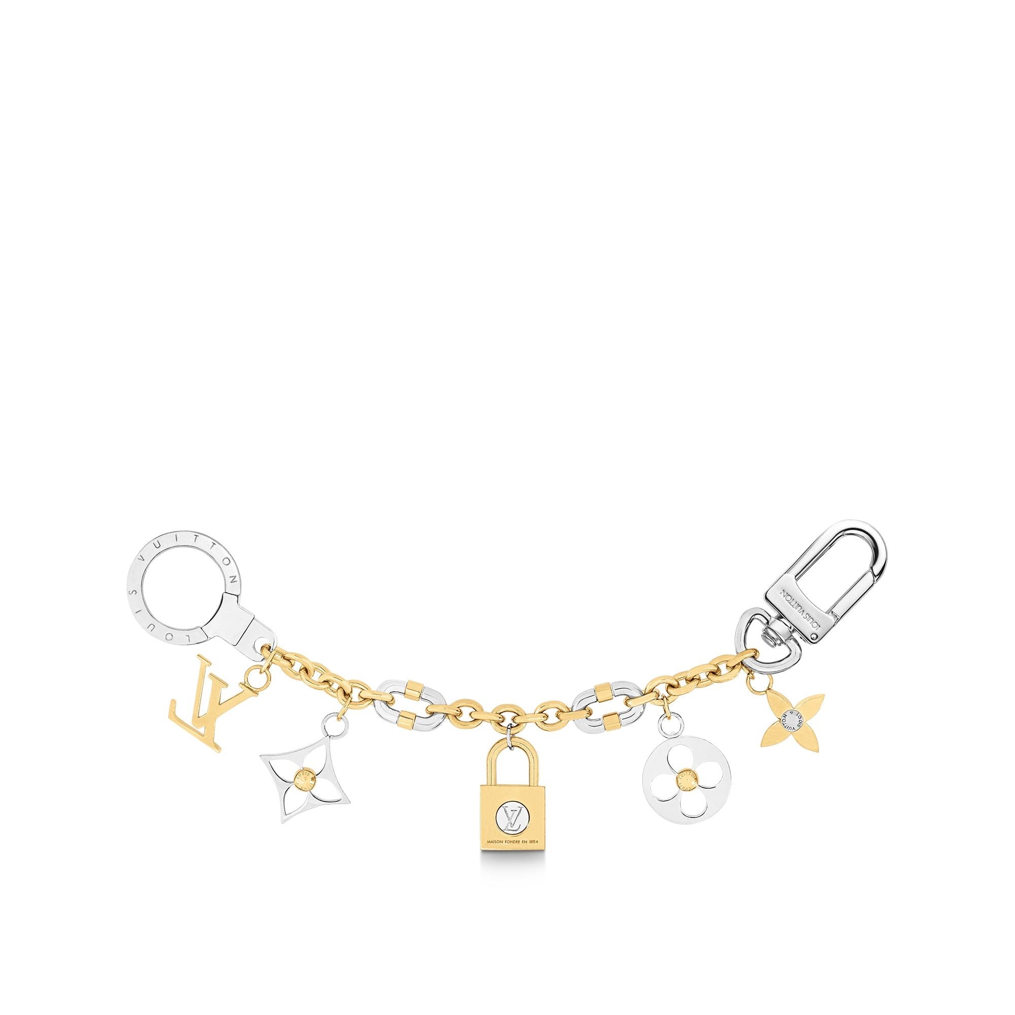 LV Padlock Chain Bag Charm - 2