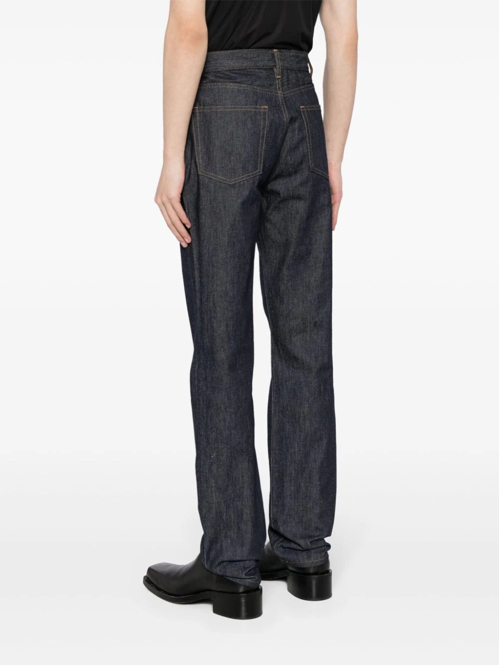 HIGH-RISE STRAIGHT-LEG JEANS - 3