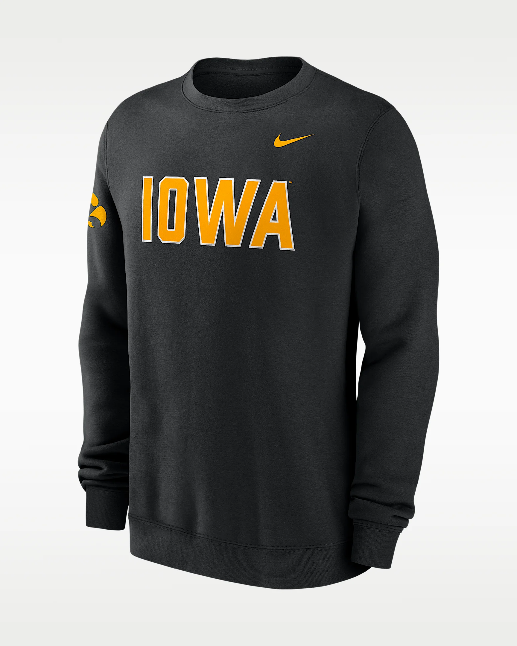 Iowa Sideline Club Men's Nike College Pullover Crew - 1