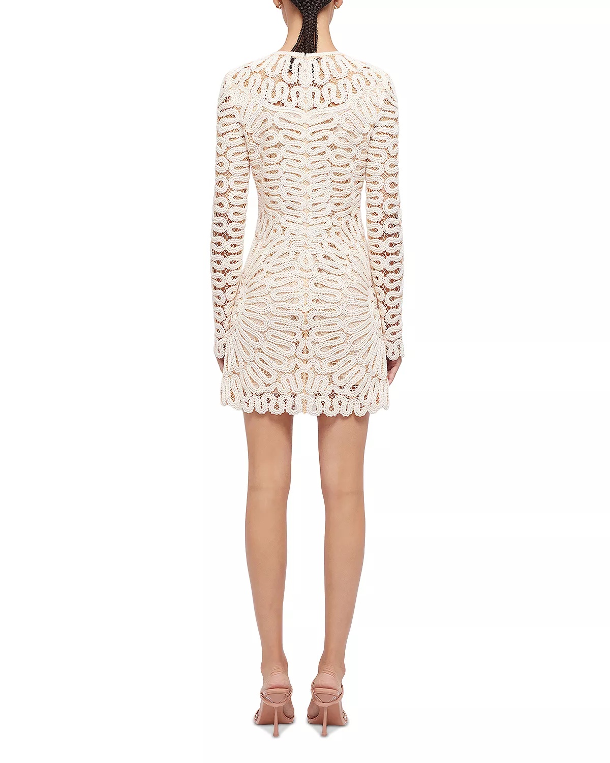 McCall Long Sleeve Lace Mini Dress - 2