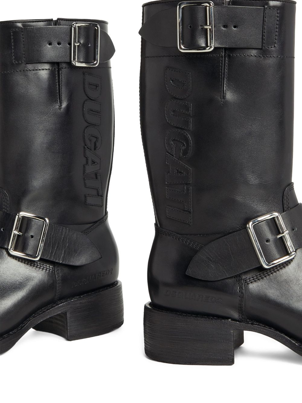 x Ducati leather biker boots - 4