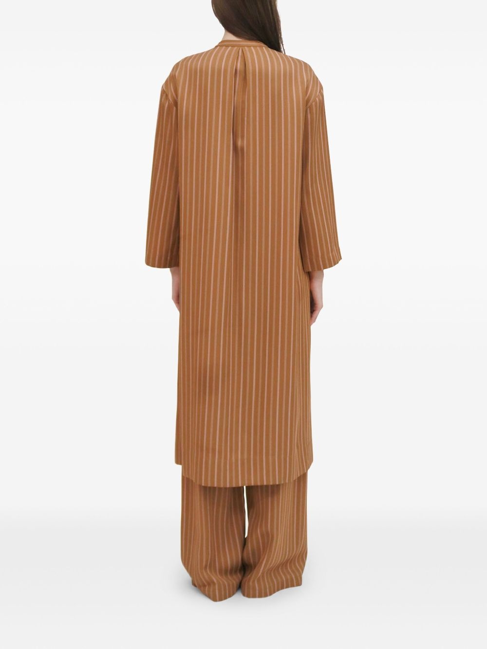long-sleeved shirt dress - 5