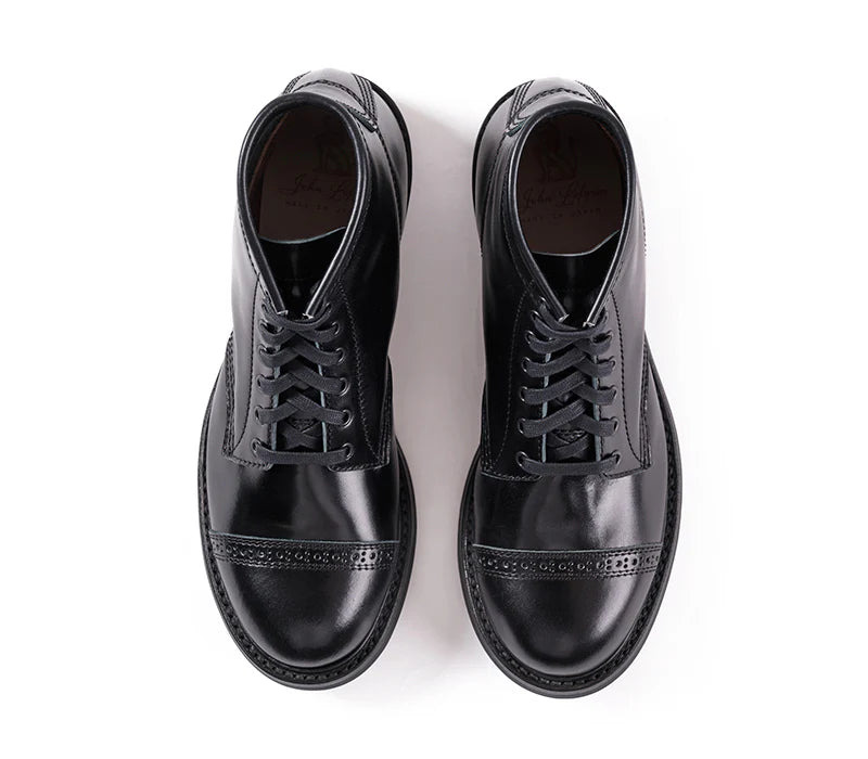 PRE-SALE LK-014  Black Ops Combat Boots Shinki Hikaku Shell Cordovan - 7