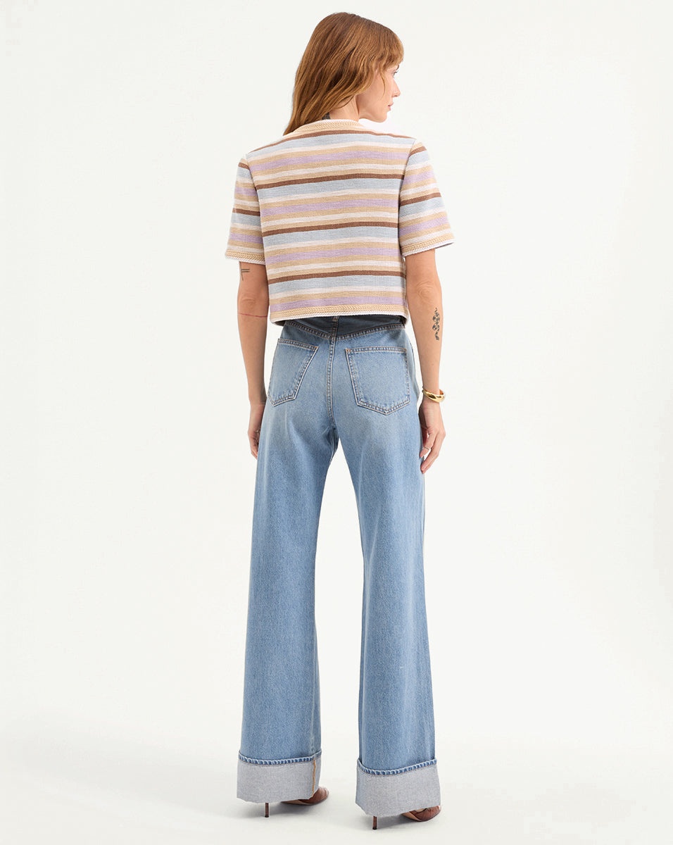 WYATT KNIT SHORT-SLEEVE JACKET - 6