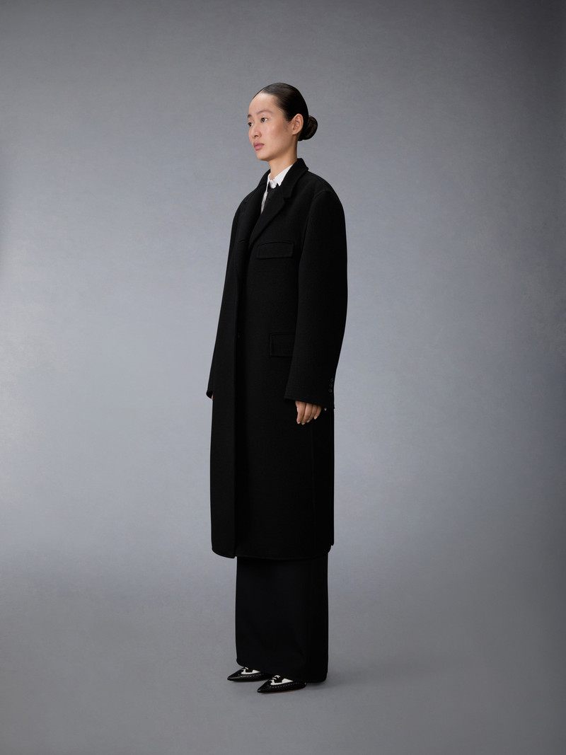 BOILED WOOL CASHMERE CHESTERFIELD COAT 3