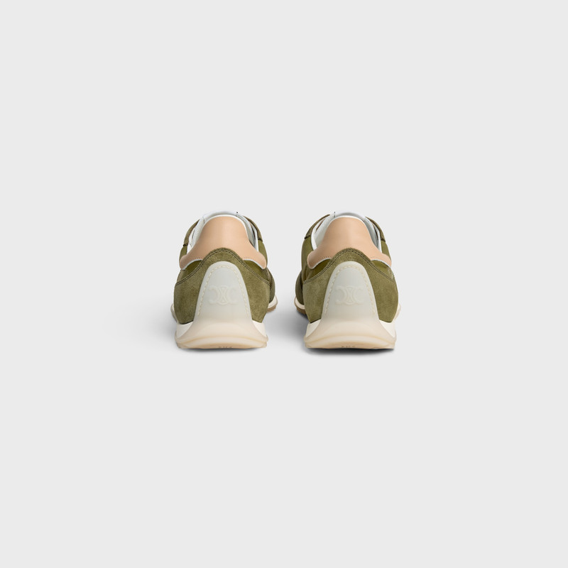CELINE RACER SNEAKER IN NYLON, SUEDE CALFSKIN AND CALFSKIN outlook