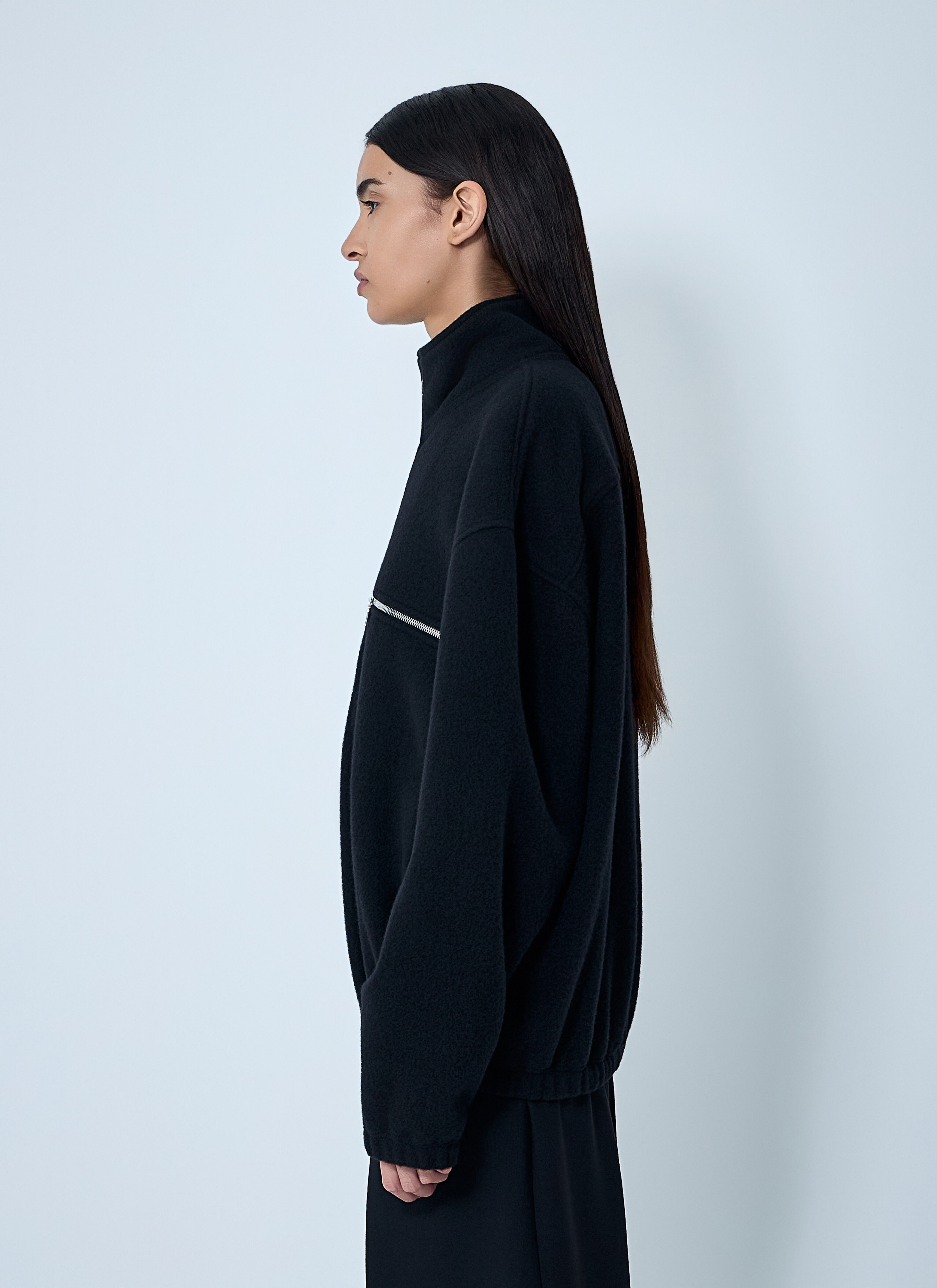 Zip-Up Fleece Sweatshirt - 3