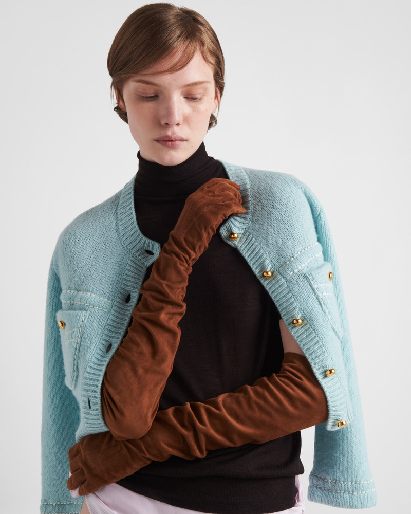 Prada Suede gloves outlook