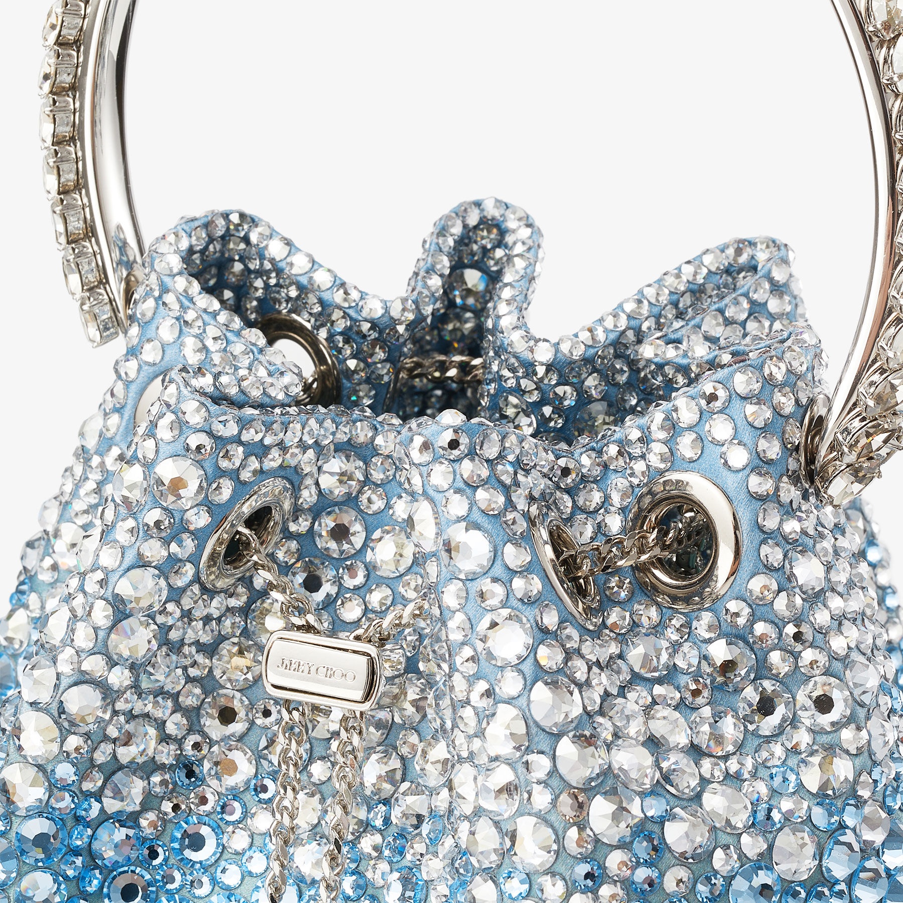 Bon Bon
Peacock Satin Bag with Crystals - 2