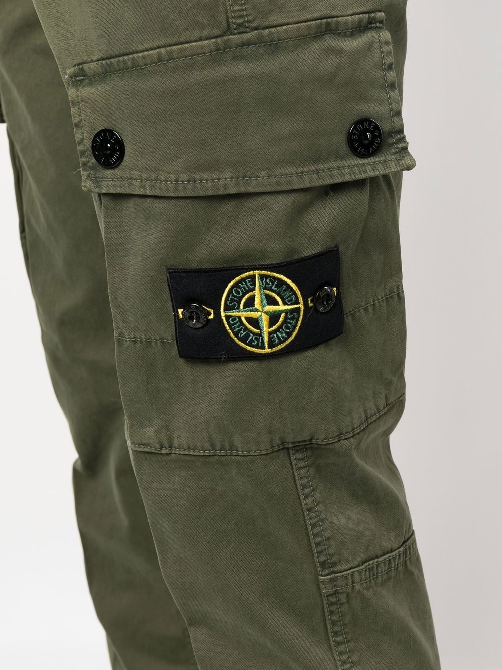 Compass-patch cargo trousers - 5