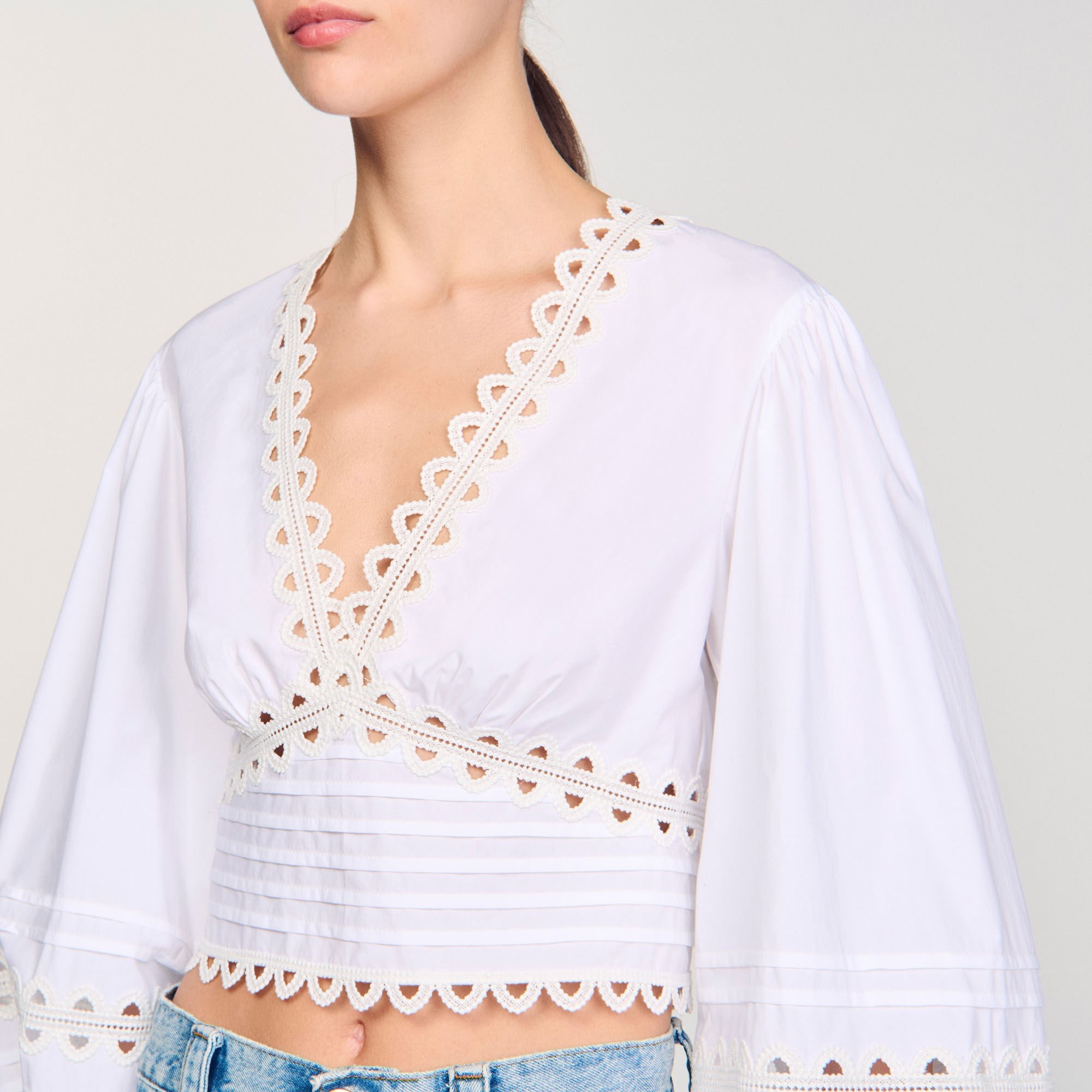 POPLIN CROP TOP - 3